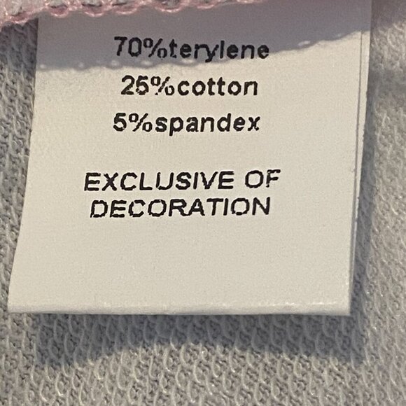 Pink Gray White Colorblock-Stripe Full Zip Hoodie Sz M #198J - Picture 7 of 8